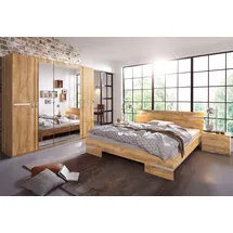 WIMEX Schlafzimmer-Set "Anna", braun (plankeneichefarben), Schlafzimmermöbel-Sets
