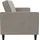 dorel home 3-Sitzer DOREL HOME "Presley", grau (taupe), B:203cm H:83cm T:83cm, Veloursstoff 100% Polyester, Sofas, Sofa mit Bett-Funktion und verstellbarer Rückenlehne