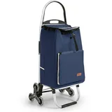 Sekey Einkaufstrolley Klappbar Blau 50 L