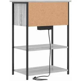 vidaXL Nachttisch Grau Sonoma 55 x 31 x 76 cm Holzwerkstoff