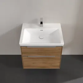 Villeroy & Boch Waschtischunterschrank 2 Auszüge 62,2 x 57,6 x 0 cm Weiß