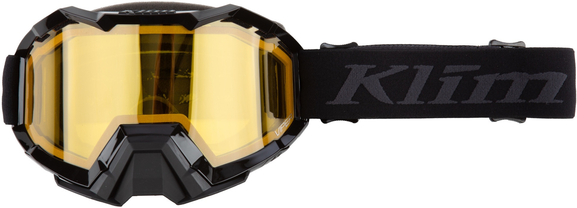 Klim Viper Snowmobil Brille, schwarz-grau für Männer