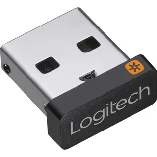 Logitech Unifying Receiver Pico, Funk-Empfänger, schwarz/orange (910-005931)