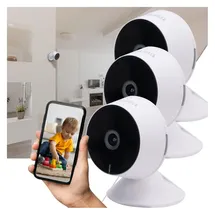 casativo Full-HD IP-Überwachungskamera Schwarz/Weiß