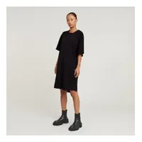 G-Star für Damen. D26084-336-6484 T-Shirt-Kleid Saddle schwarz (XS), Lässig,