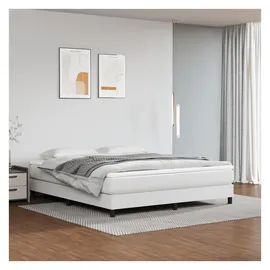 vidaXL Boxspringbett 160 x 200 cm Weiß