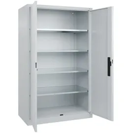 C+P Flügeltürenschrank Serie 89, 1950x1200x600mm, 7035/7035
