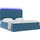vidaXL Bett 160 x 200 cm Dunkelblau