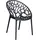 LC Garden VOMO Stapelstuhl 60,5 x 58 x 79 cm schwarz