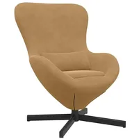 VidaXL Ei-Stuhl Braun Samt