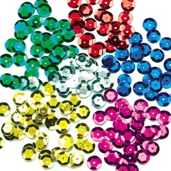 Bunte Pailletten (pro Glas) Bastelmaterial