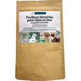 Esténat Bio-Flohsamenschalen (Psyllium) für Hunde und Katzen – Extra feines Pulver, 150g – 100% Natürlich – Zur Unterstützung der Verdauung & Darmfunktion – Zum Mischen mit dem Futter