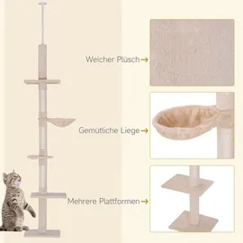 PawHut Kratzbaum 40 x 34 x 230-260 cm