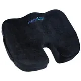 Relaxdays Sitzkissen Orthopädisch schwarz