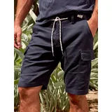 Lerros Cargobermudas Modische Cargo-Jog-Bermuda blau 31