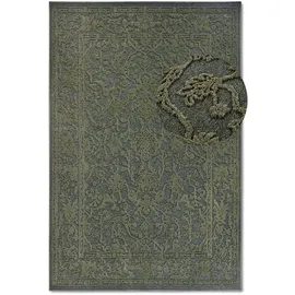 Villeroy & Boch Ambroise grün Dschungelgrün, B:200cm H:5,5mm L:290cm, Polyester, Teppiche, Teppich, Wohnzimmer, Schlafzimmer, Modern, Hoch-Tief Effekt, Flur