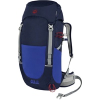 Jack Wolfskin Kinder-Wanderrucksack Pioneer (PFC-frei, standfest, für Kinder ab 9 Jahren) indigoblau 22 Liter