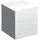 Geberit Xeno2 kabinett 45x46.2x51 cm Seitenschrank 450x510x462mm, 2 Schubladen, 500.504.01.1, Farbe: Weiß Hochglanz Lack