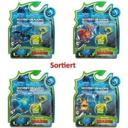 SPIN MASTER 16718 Dreamwork Dragons Mystery Dragons 2er-Pack, sortiert