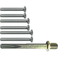 Marchesi 4356HK SOLIDO Befestigungsset zu Wechselgarnituren, Türstärke 65-75 mm,