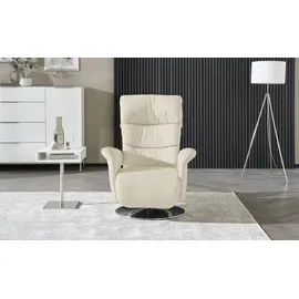 HIMOLLA Leder-Relaxsessel Leder 7628 ¦ creme ¦ Maße (cm): B: 83 H: 113 T: 92