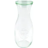 Dosen-Zentrale Weck Saftflasche 1 l (Hochwertiges Einweck, Einmach Glas mit Glasdeckel; geeignet für Flüssigkeiten;, Einmachglas