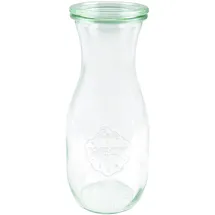Dosen-Zentrale Weck Saftflasche 1 l (Hochwertiges Einweck, Einmach Glas mit Glasdeckel; geeignet für Flüssigkeiten;, Einmachglas