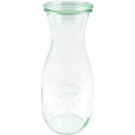 Dosen-Zentrale Weck Saftflasche 1 l (Hochwertiges Einweck, Einmach Glas mit Glasdeckel; geeignet für Flüssigkeiten;, Einmachglas