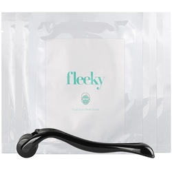 Fleeky Hyaluron Sheet Mask mit 540 Needle Dermaroller Tuchmasken 5 ct