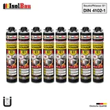 Brandschutzschaum B1 Bauschaum 8 x 750 ml Pistolenschaum Montageschaum Isolbau