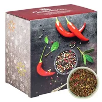 Corasol Premium Chili & Pfeffer Adventskalender mit 12 Chili & 12 Pfeffersorten, die Gewürz Gourmet Geschenkidee für Männer (146 g)