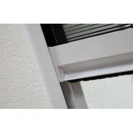 hecht International Insektenschutz Dachfenster Plissee 110 x 160 cm Weiß