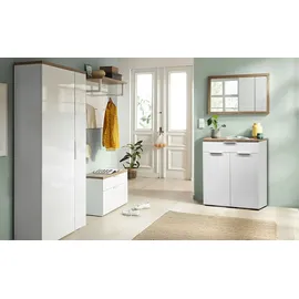 Composad Schuhkommode ¦ weiß ¦ Maße (cm): B: 82,3 H: 102 T: 35.2