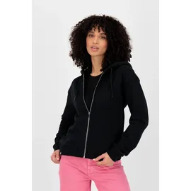 Alife & Kickin ALIFE & Damen RanaAK A Damen, Gr. M schwarz, 80% Baumwolle, 20% Polyester, Sweatjacken Sweatjacke, Hoodie mit Reißverschluss und Kapuze, Kapuzensweatjacke