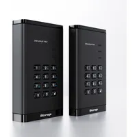 Istorage diskAshur PRO3 HDD 4TB 4 TB), Externe Festplatte, Schwarz
