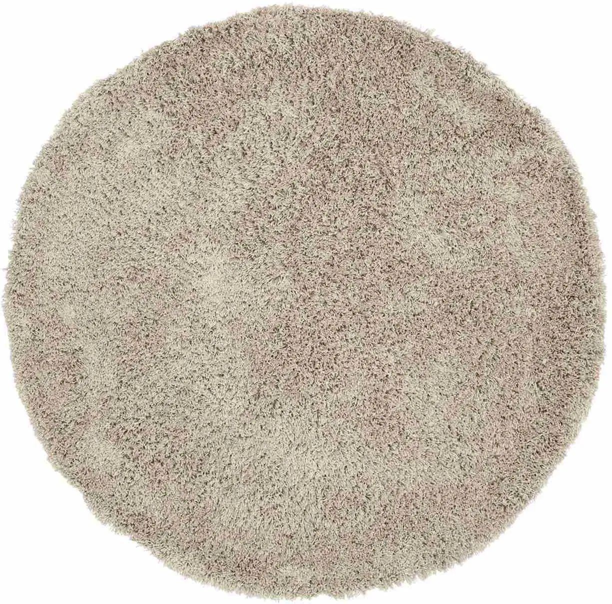 Teppich Celeste aus Viskose, rundes Design, taupe, Ø 150 cm, pflegeleicht für Dein Zuhause