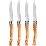 Opinel Table Chic Messerset 10 cm 4-tlg. Olivenholz/Braun