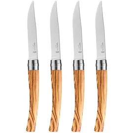 Opinel Table Chic Messerset 10 cm 4-tlg. Olivenholz/Braun