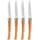 Opinel Table Chic Messerset 10 cm 4-tlg. Olivenholz/Braun