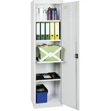Stumpf, Werkstattschrank, Werkzeugschrank B500xT500xH1800 mm RAL7035 4 Wannenböden (50 cm, 180 cm)