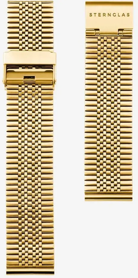 STERNGLAS - STRAP - SuperSlim - gold pvd beschichtet / 20 MM