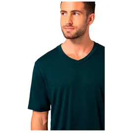 super.natural Sierra140 V Neck Blueberry L
