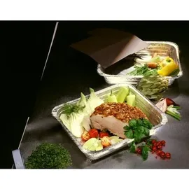 Papstar Starpak Gastronorm-Behälter, Alu eckig 8,5 l 8 cm x 32,6 cm x 52,7 cm 1/1