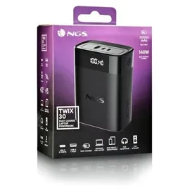ngs TWIX 30 30000 mAh, 140 W, 111 Wh), Powerbank, Schwarz