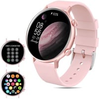 Smartwatch mit Telefonfunktion IP67 wasserdichte Fitnessuhr für Damen Herren mit Schrittzähler Blutdruck Herzfrequenz Sport Smartwatch für Andro...