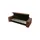Selsey Schlafcouch Kunstleder 3-Sitzer Braun