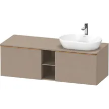 Duravit D-Neo Konsolenwaschtischunterbau wandhängend Leinen Matt 1400x550x459 mm - DE4950R04750000 DE4950R04750000