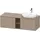 Duravit D-Neo Konsolenwaschtischunterbau wandhängend Leinen Matt 1400x550x459 mm - DE4950R04750000 DE4950R04750000