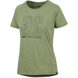 IXS Flow Women Contour Tech Tee 40 - Olive