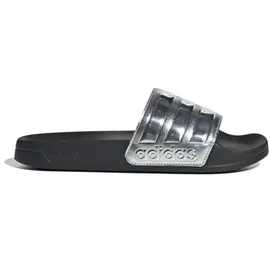 adidas Shower Adilette Core Black / Silver Metallic / Silver Metallic 42